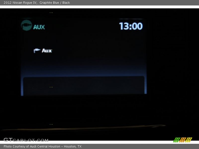Graphite Blue / Black 2012 Nissan Rogue SV