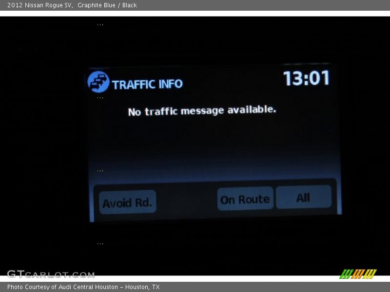 Graphite Blue / Black 2012 Nissan Rogue SV