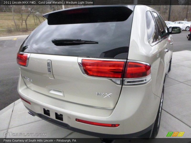 Gold Leaf Metallic / Medium Light Stone 2011 Lincoln MKX FWD
