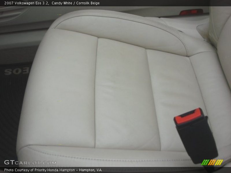 Candy White / Cornsilk Beige 2007 Volkswagen Eos 3.2