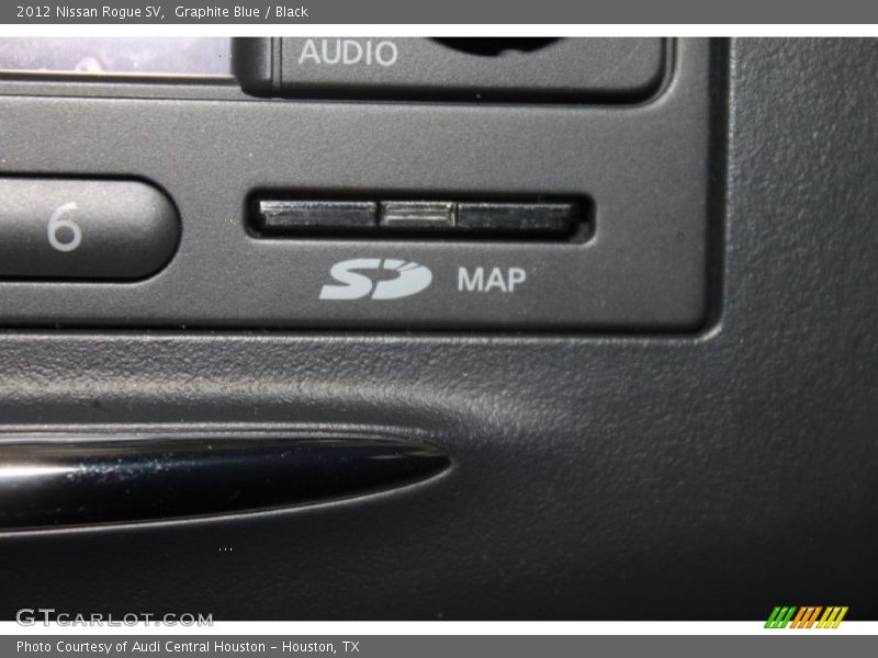 Graphite Blue / Black 2012 Nissan Rogue SV