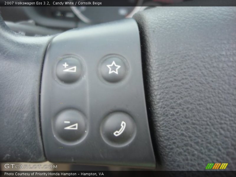 Candy White / Cornsilk Beige 2007 Volkswagen Eos 3.2