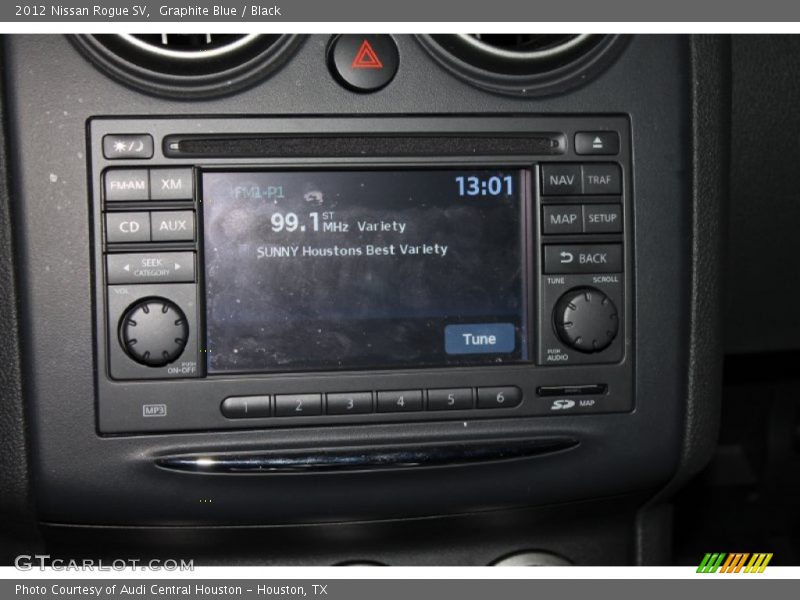 Graphite Blue / Black 2012 Nissan Rogue SV