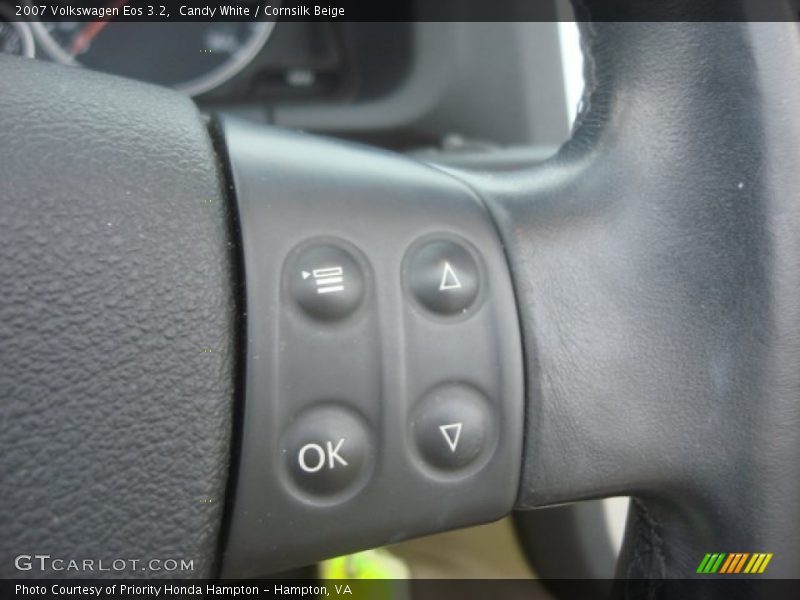 Candy White / Cornsilk Beige 2007 Volkswagen Eos 3.2