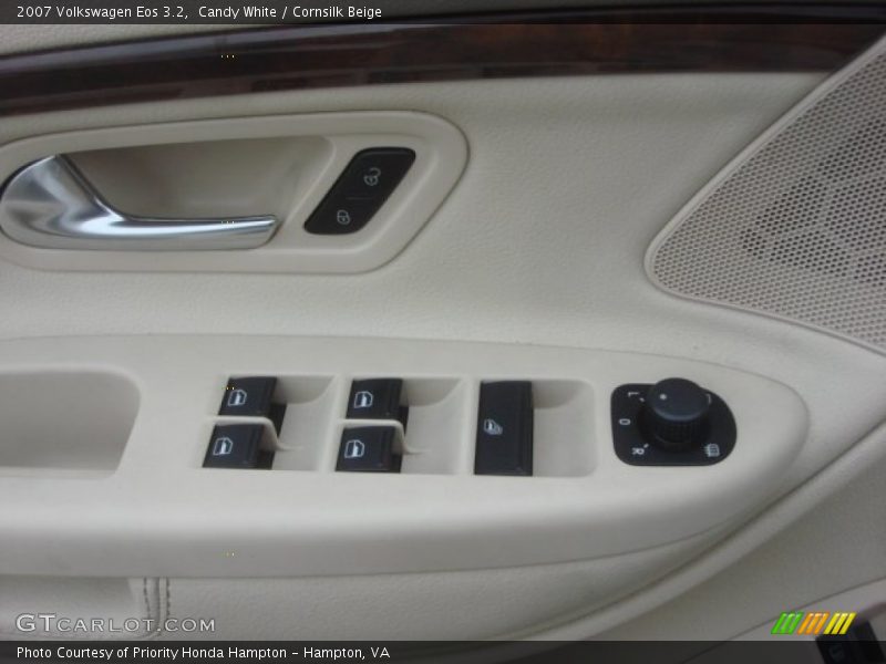 Candy White / Cornsilk Beige 2007 Volkswagen Eos 3.2