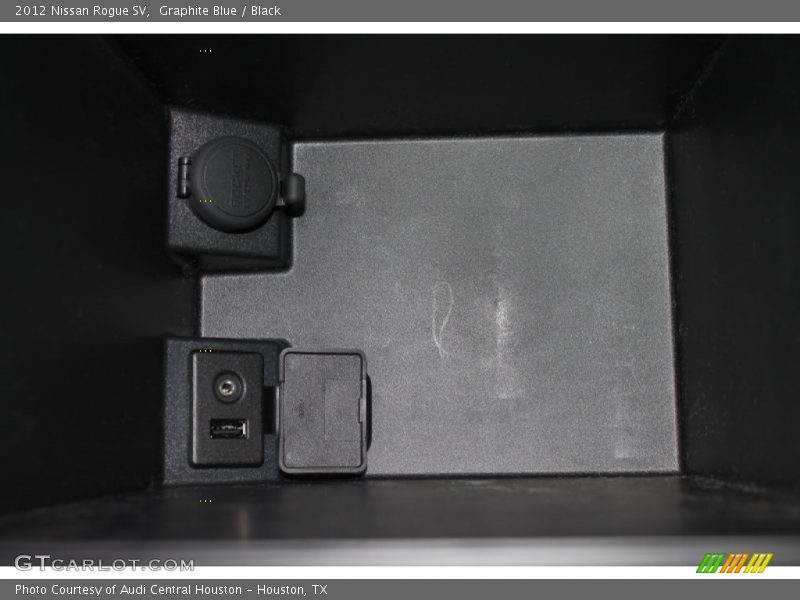 Graphite Blue / Black 2012 Nissan Rogue SV