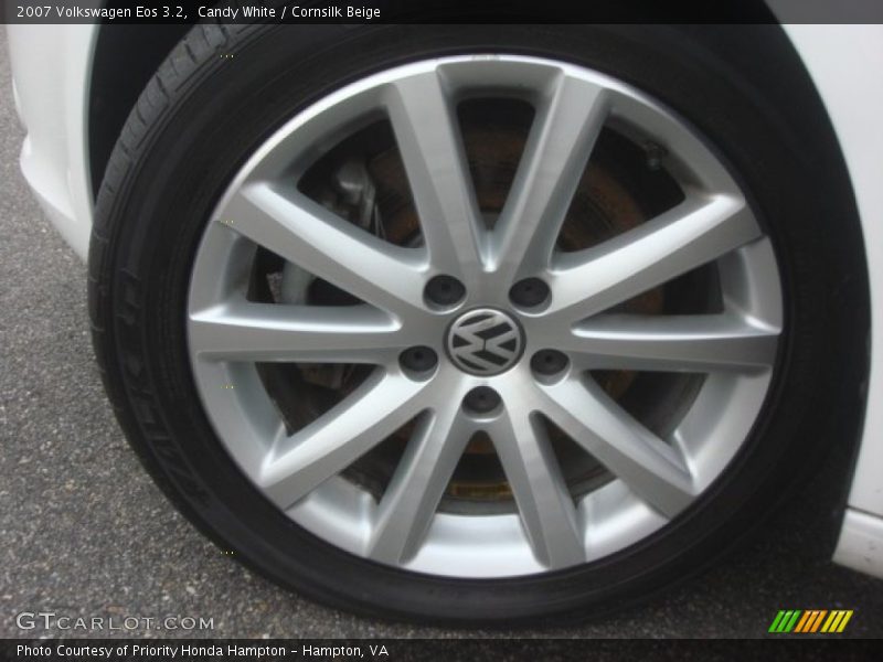 Candy White / Cornsilk Beige 2007 Volkswagen Eos 3.2
