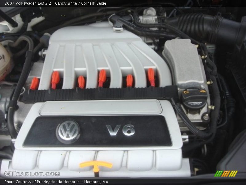 Candy White / Cornsilk Beige 2007 Volkswagen Eos 3.2