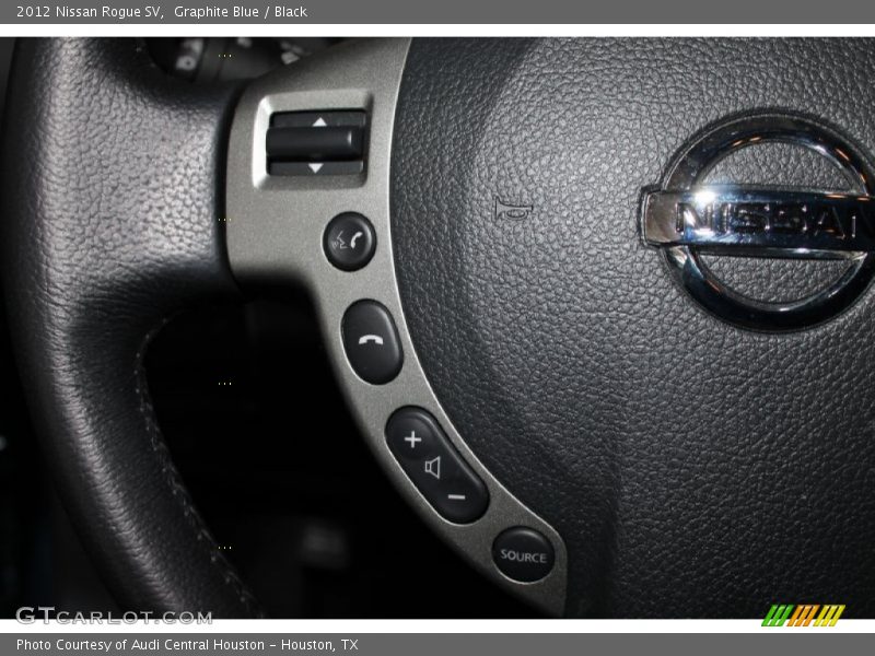 Graphite Blue / Black 2012 Nissan Rogue SV