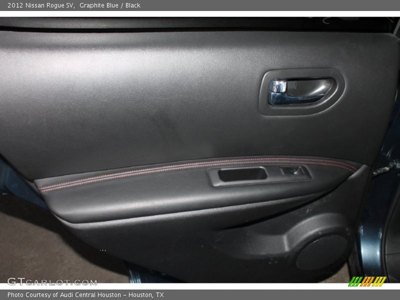 Graphite Blue / Black 2012 Nissan Rogue SV