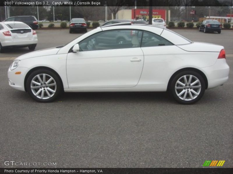 Candy White / Cornsilk Beige 2007 Volkswagen Eos 3.2