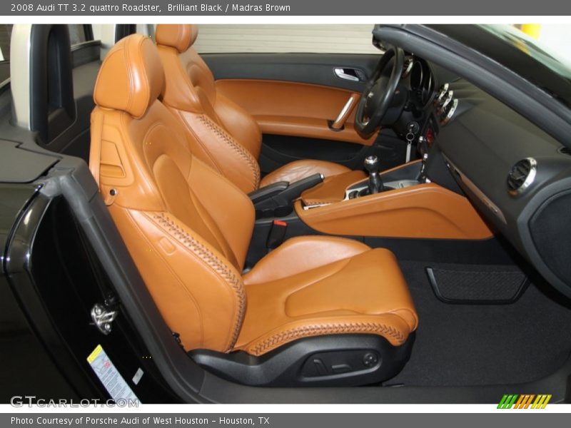  2008 TT 3.2 quattro Roadster Madras Brown Interior