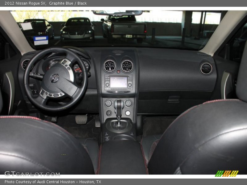 Graphite Blue / Black 2012 Nissan Rogue SV