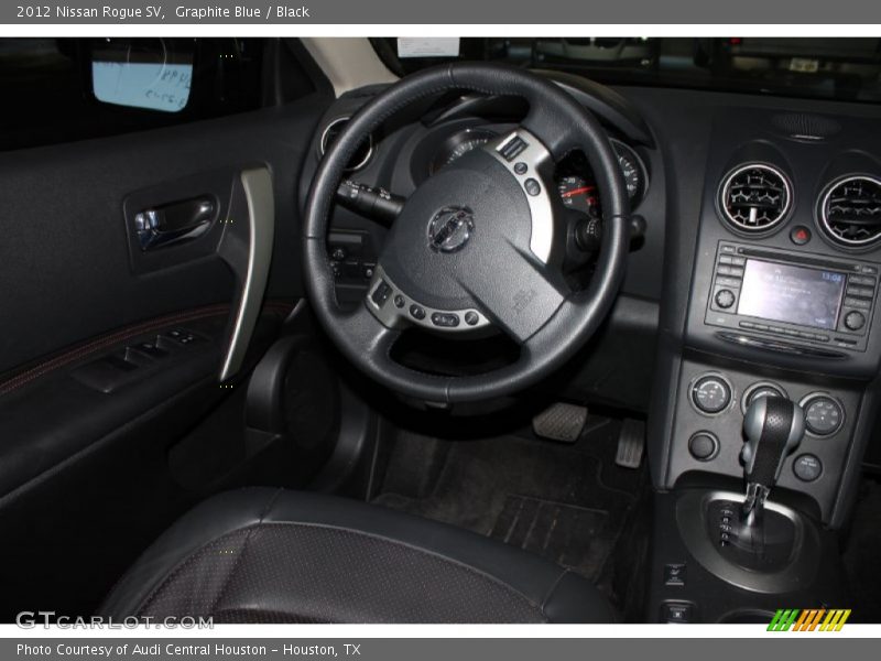 Graphite Blue / Black 2012 Nissan Rogue SV