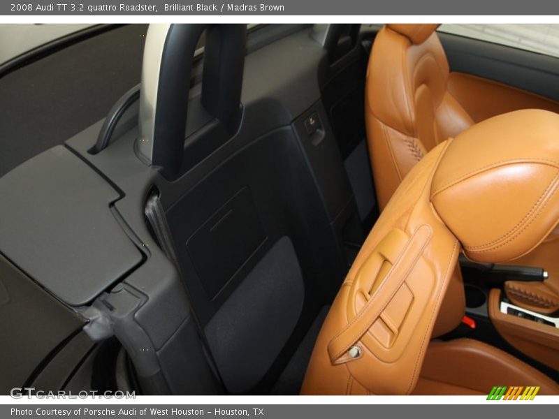 Brilliant Black / Madras Brown 2008 Audi TT 3.2 quattro Roadster
