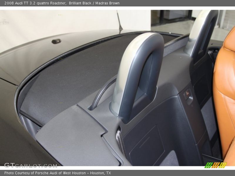 Brilliant Black / Madras Brown 2008 Audi TT 3.2 quattro Roadster