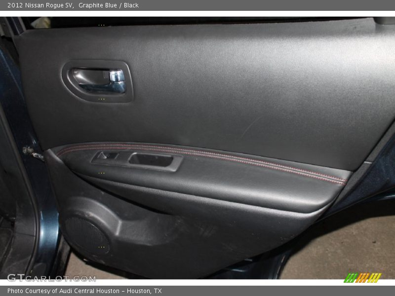 Graphite Blue / Black 2012 Nissan Rogue SV