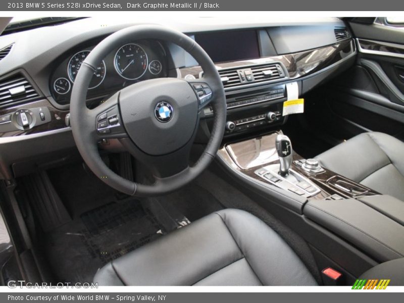 Dark Graphite Metallic II / Black 2013 BMW 5 Series 528i xDrive Sedan