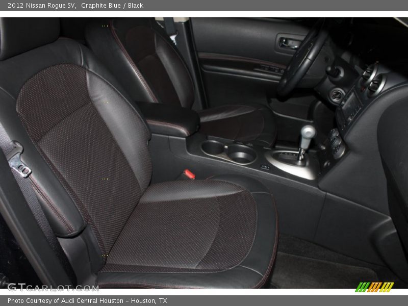 Graphite Blue / Black 2012 Nissan Rogue SV