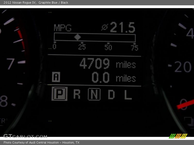 Graphite Blue / Black 2012 Nissan Rogue SV