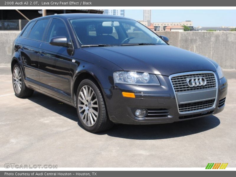 Lava Grey Pearl Effect / Black 2008 Audi A3 2.0T