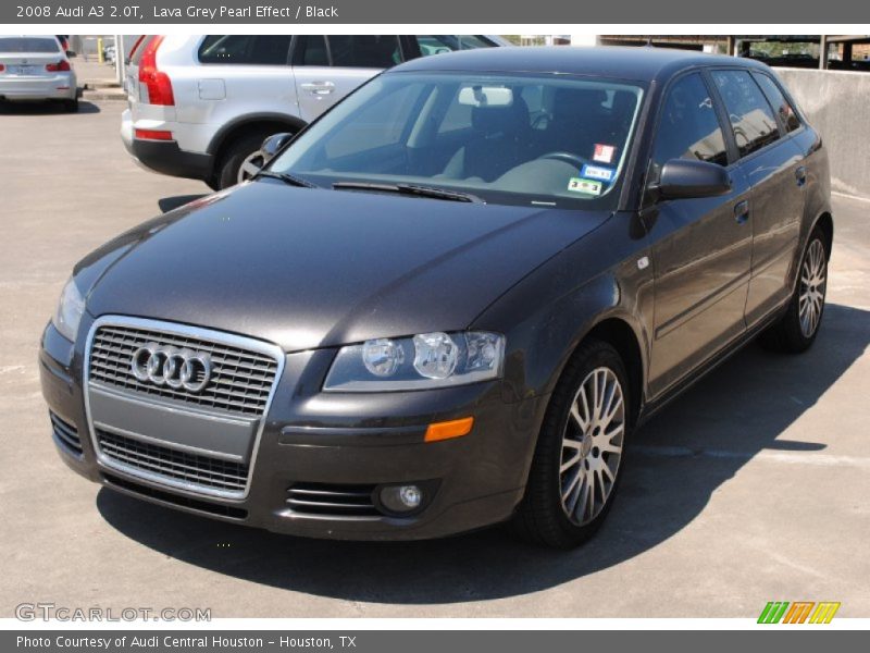 Lava Grey Pearl Effect / Black 2008 Audi A3 2.0T