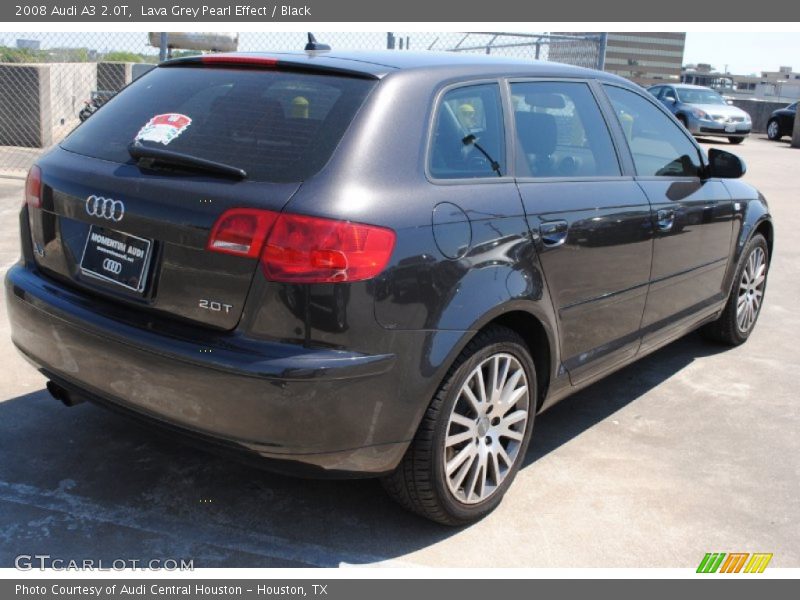 Lava Grey Pearl Effect / Black 2008 Audi A3 2.0T