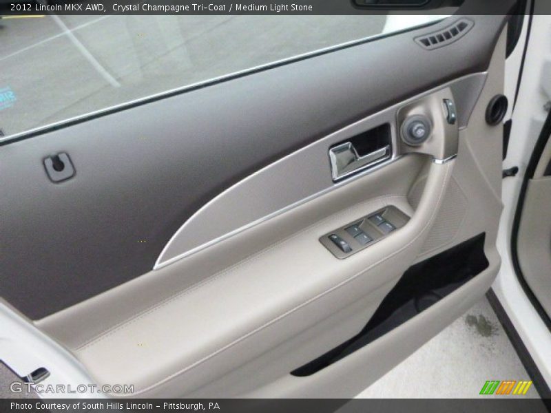 Crystal Champagne Tri-Coat / Medium Light Stone 2012 Lincoln MKX AWD