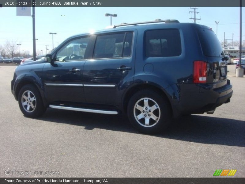 Bali Blue Pearl / Gray 2010 Honda Pilot Touring 4WD