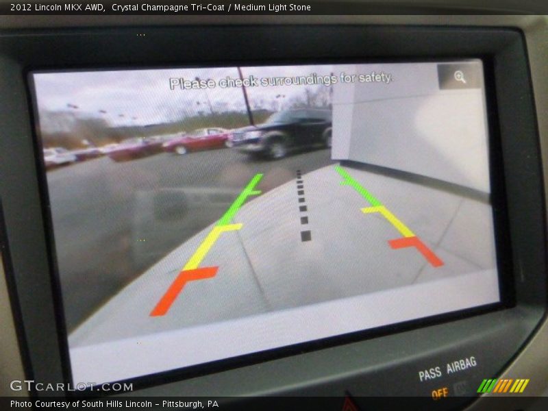 Crystal Champagne Tri-Coat / Medium Light Stone 2012 Lincoln MKX AWD