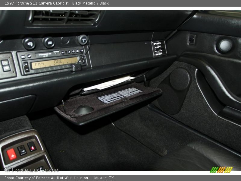 Black Metallic / Black 1997 Porsche 911 Carrera Cabriolet