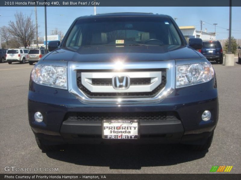 Bali Blue Pearl / Gray 2010 Honda Pilot Touring 4WD