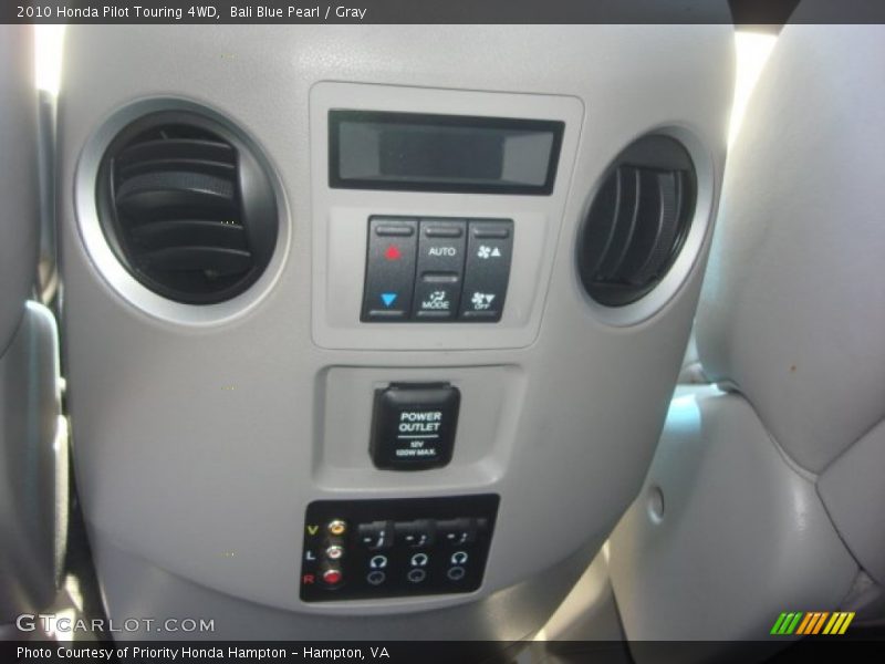 Bali Blue Pearl / Gray 2010 Honda Pilot Touring 4WD