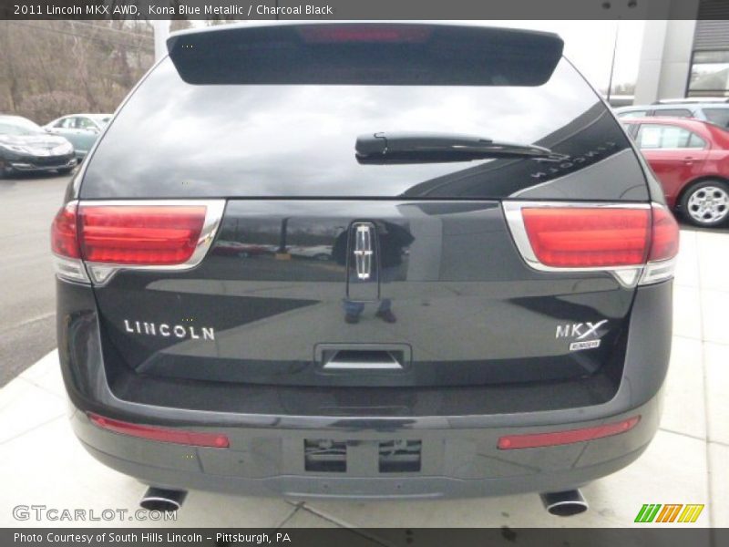 Kona Blue Metallic / Charcoal Black 2011 Lincoln MKX AWD