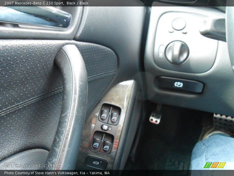 Black / Black 2007 Mercedes-Benz C 230 Sport