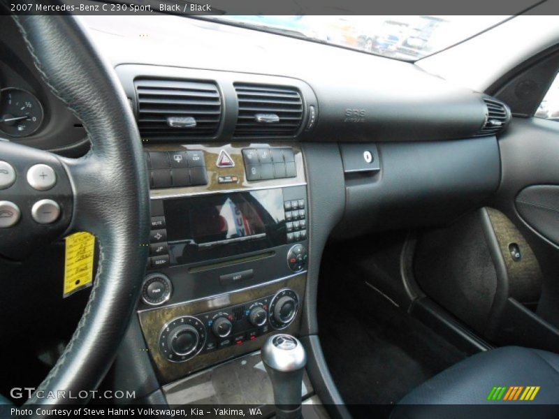 Black / Black 2007 Mercedes-Benz C 230 Sport