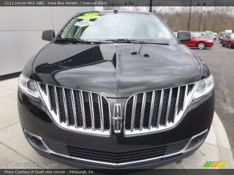 Kona Blue Metallic / Charcoal Black 2011 Lincoln MKX AWD