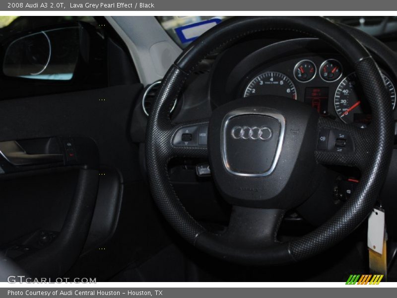 Lava Grey Pearl Effect / Black 2008 Audi A3 2.0T
