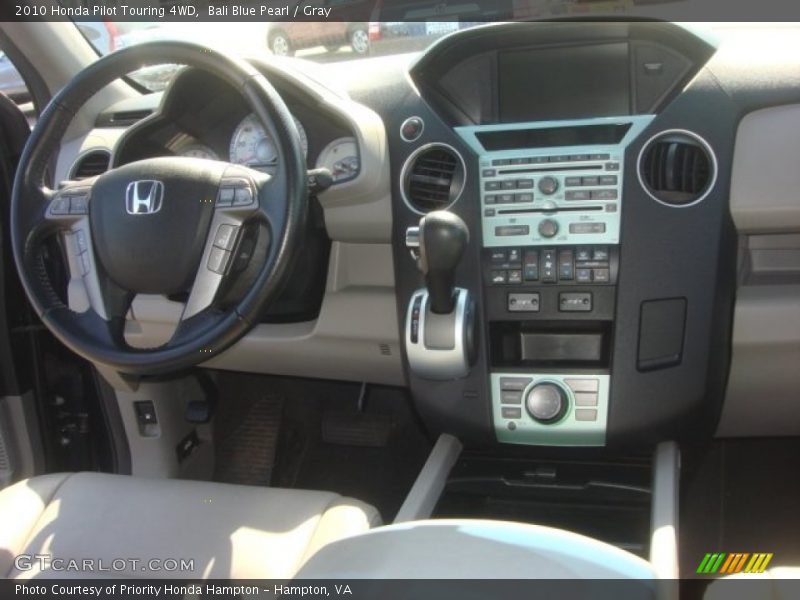 Bali Blue Pearl / Gray 2010 Honda Pilot Touring 4WD