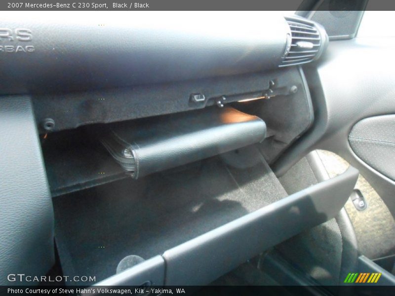 Black / Black 2007 Mercedes-Benz C 230 Sport