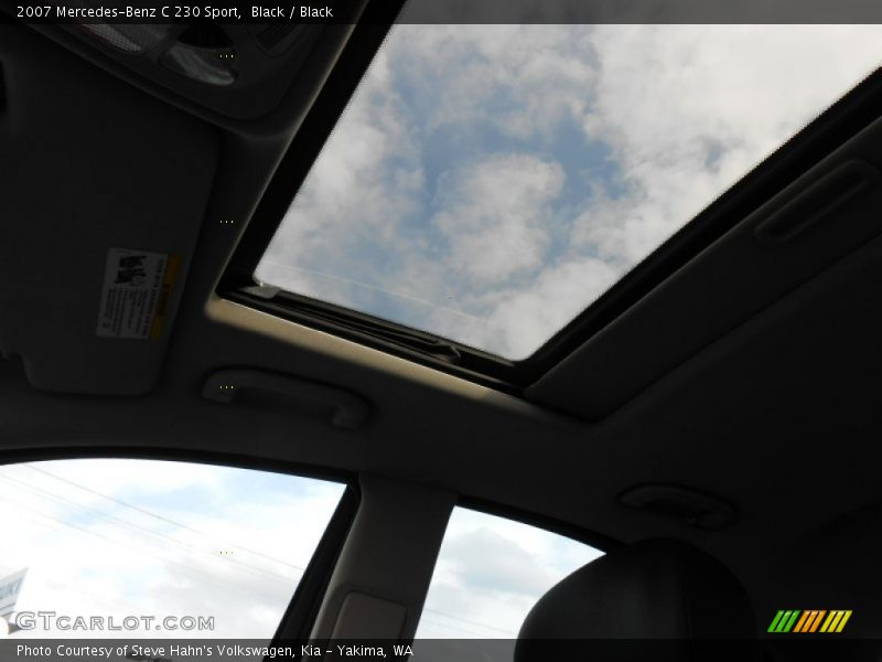 Black / Black 2007 Mercedes-Benz C 230 Sport