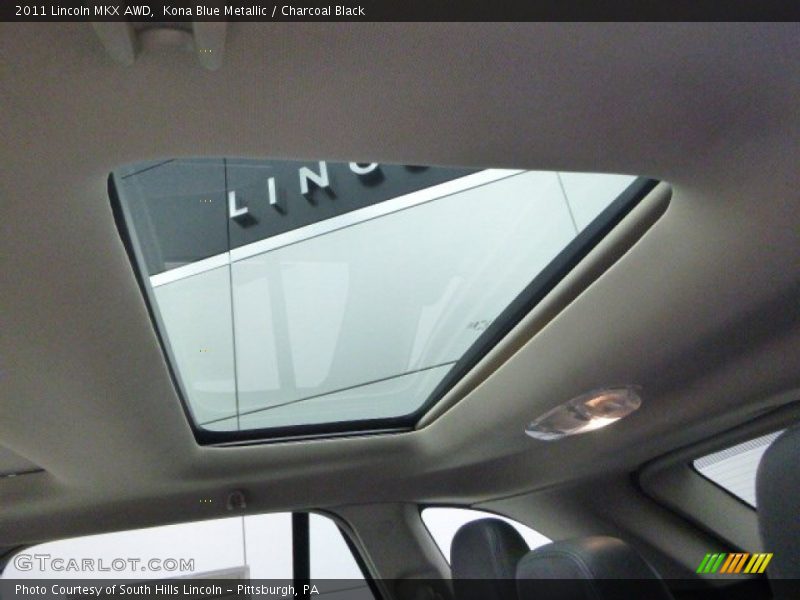 Kona Blue Metallic / Charcoal Black 2011 Lincoln MKX AWD
