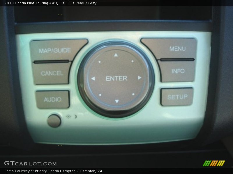 Bali Blue Pearl / Gray 2010 Honda Pilot Touring 4WD