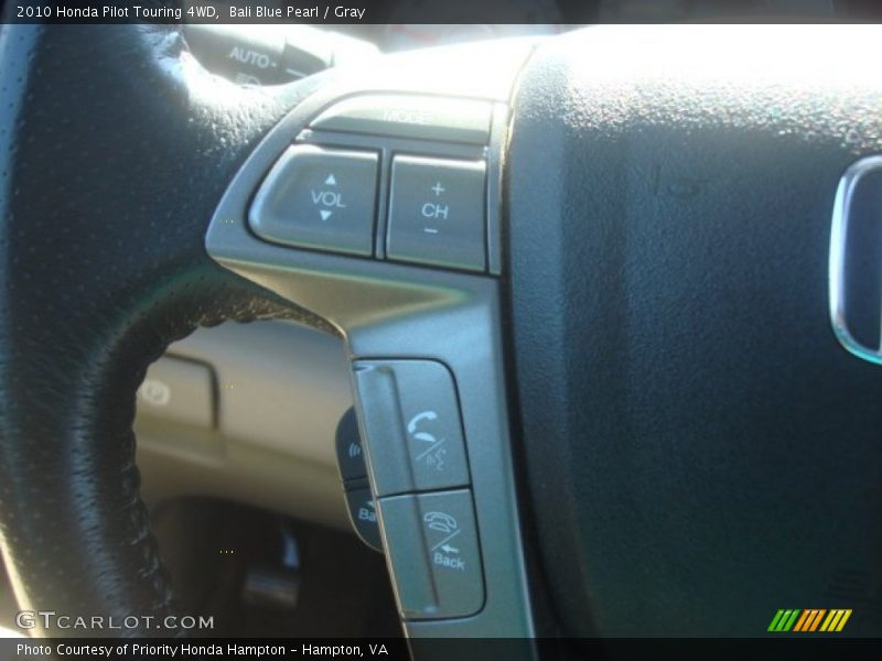 Bali Blue Pearl / Gray 2010 Honda Pilot Touring 4WD