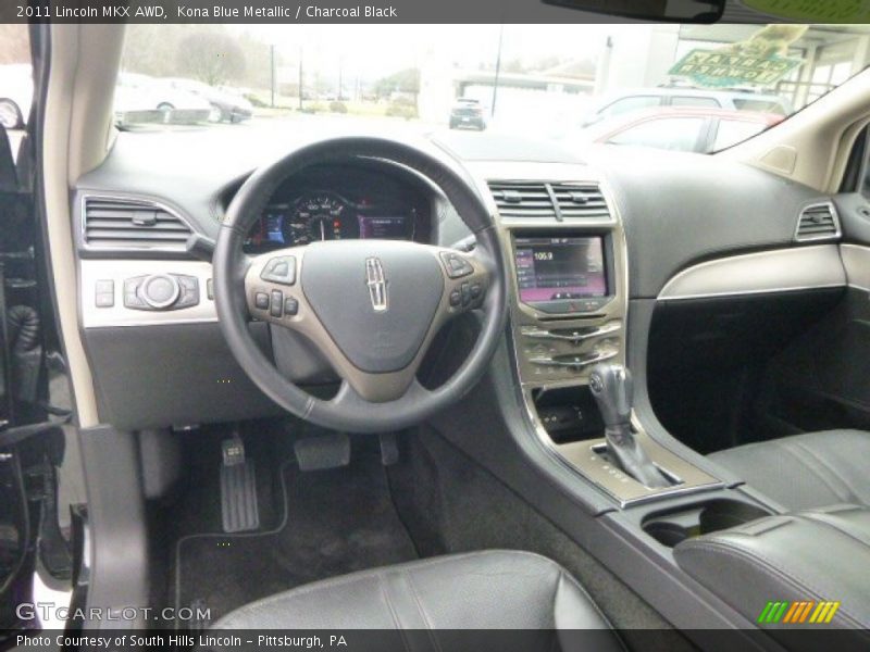 Kona Blue Metallic / Charcoal Black 2011 Lincoln MKX AWD