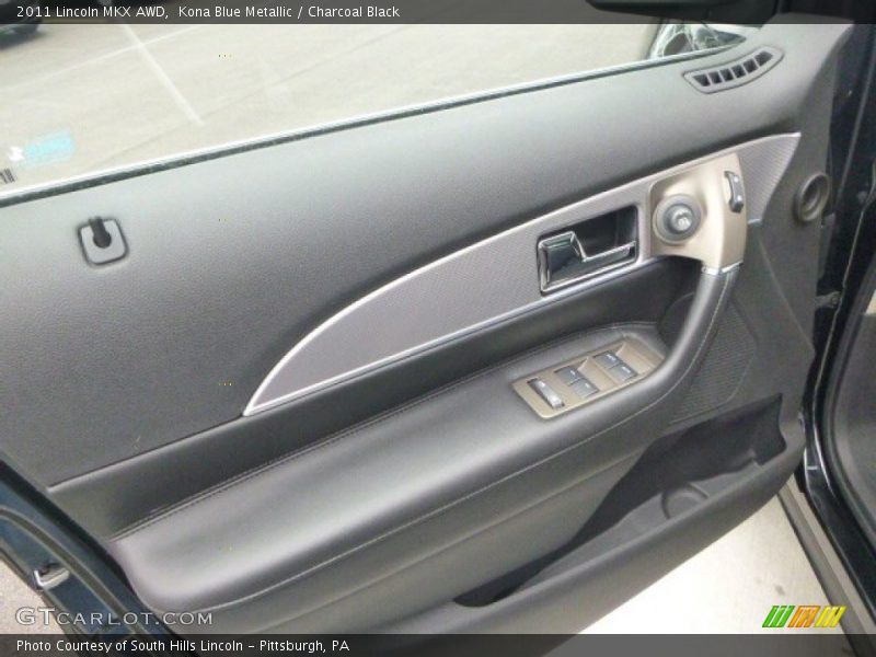 Kona Blue Metallic / Charcoal Black 2011 Lincoln MKX AWD
