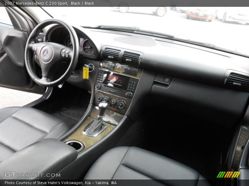 Black / Black 2007 Mercedes-Benz C 230 Sport
