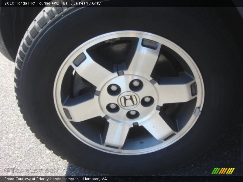 Bali Blue Pearl / Gray 2010 Honda Pilot Touring 4WD