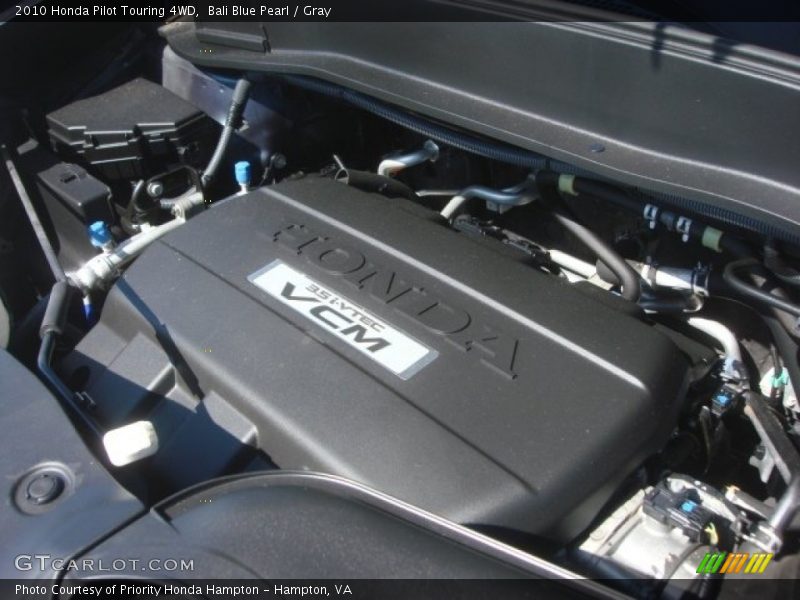 Bali Blue Pearl / Gray 2010 Honda Pilot Touring 4WD