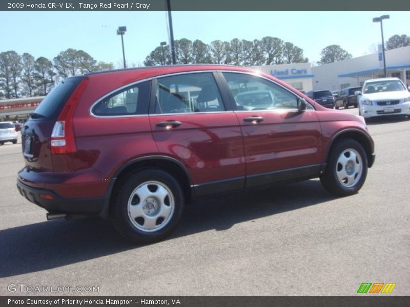 Tango Red Pearl / Gray 2009 Honda CR-V LX